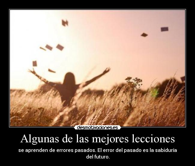 Algunas de las mejores lecciones -