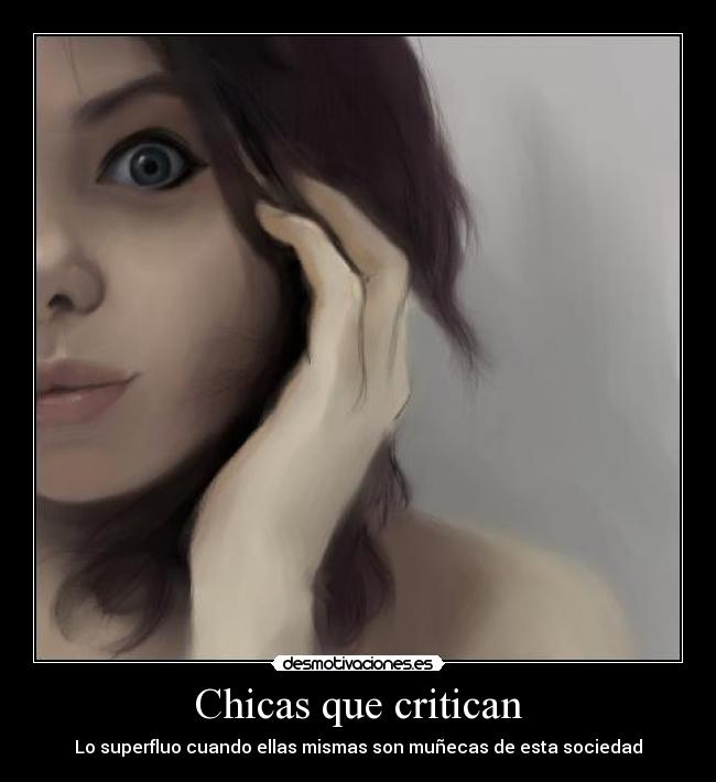 Chicas que critican -