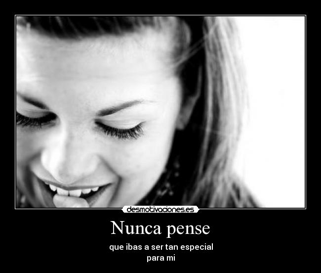 Nunca pense -