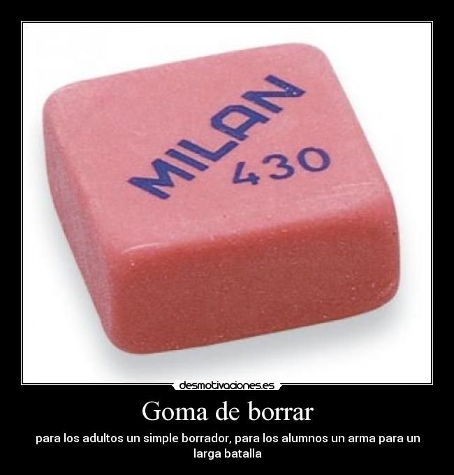 Goma de borrar -