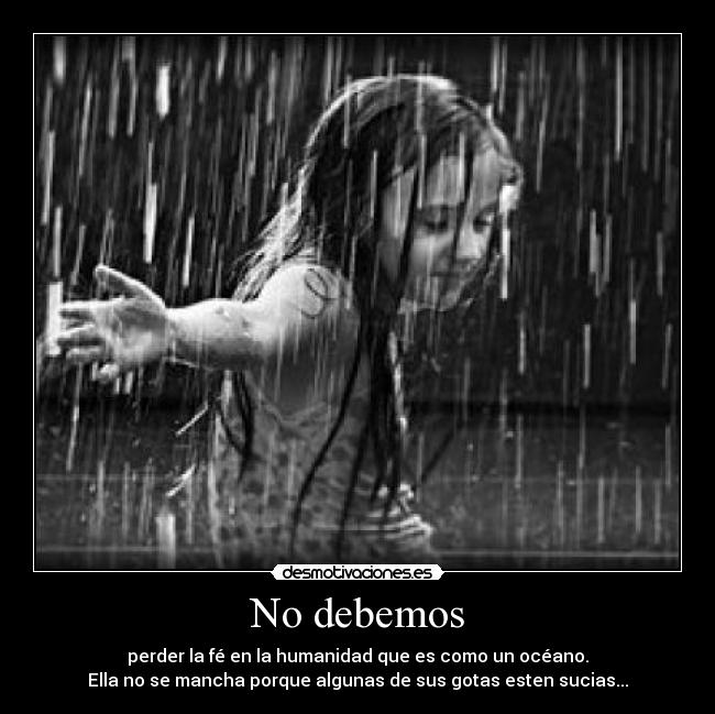 No debemos -