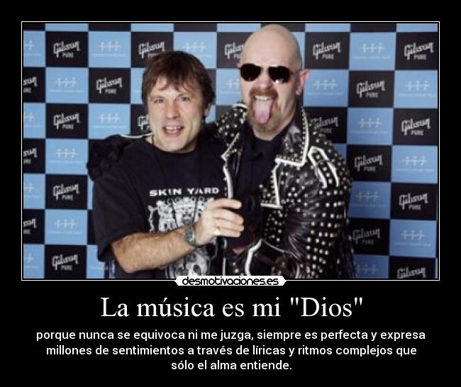 La música es mi Dios -
