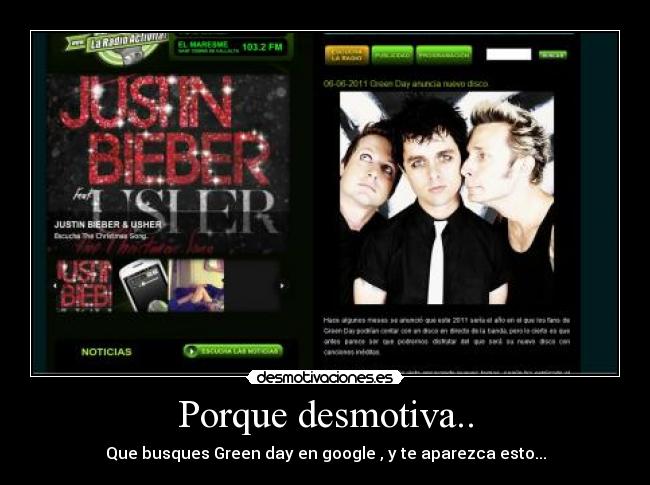 Porque desmotiva.. -