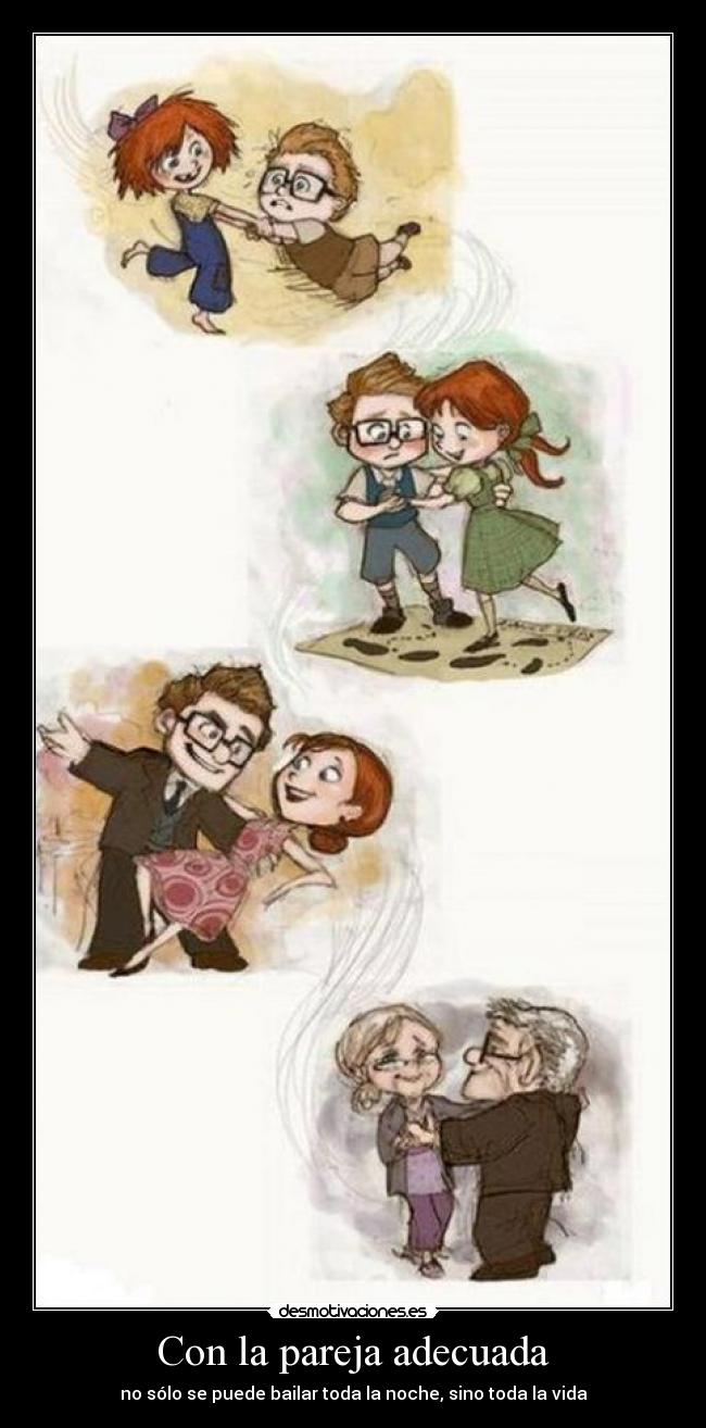 Con la pareja adecuada - no sólo se puede bailar toda la noche, sino toda la vida