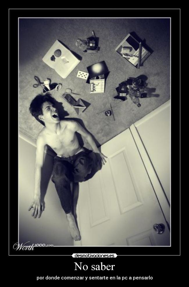 No saber - 