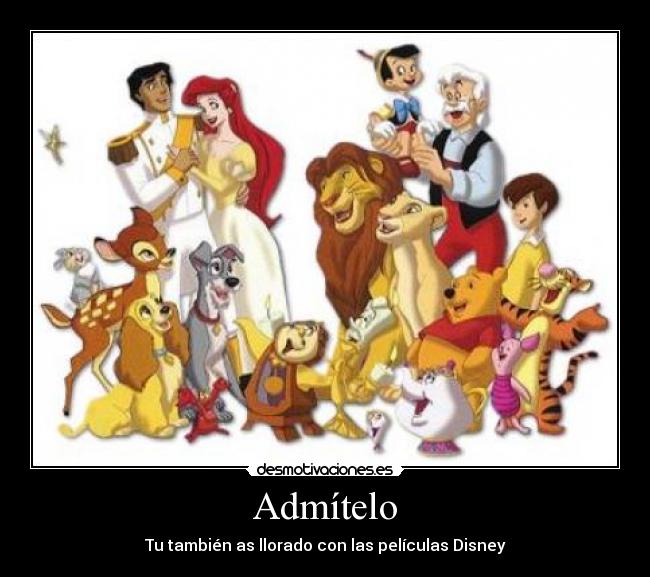 Admítelo - Tu también as llorado con las películas Disney