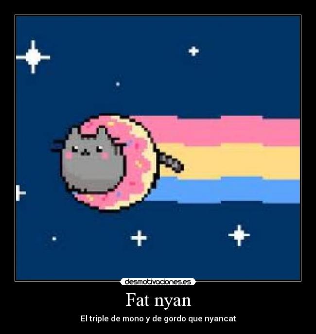 Fat nyan - El triple de mono y de gordo que nyancat