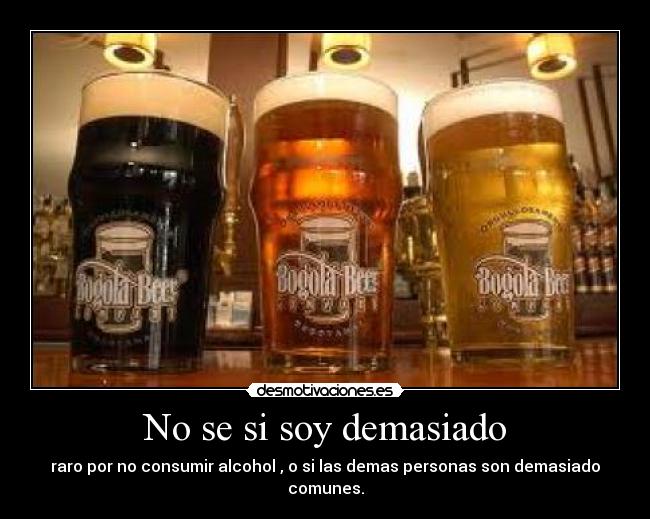 No se si soy demasiado -