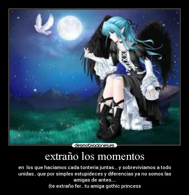 carteles gothic hada anime looquita melancoli amistad jajajjaja xdd desmotivaciones