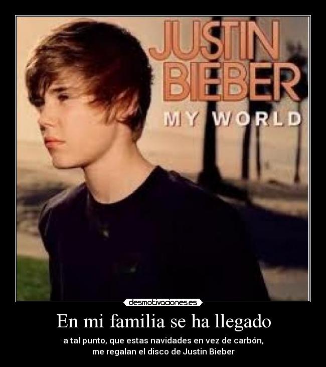 En mi familia se ha llegado -