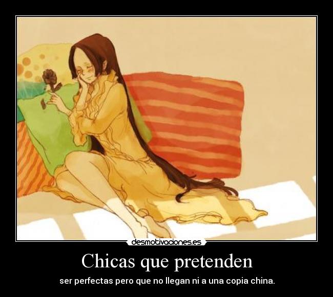 Chicas que pretenden -