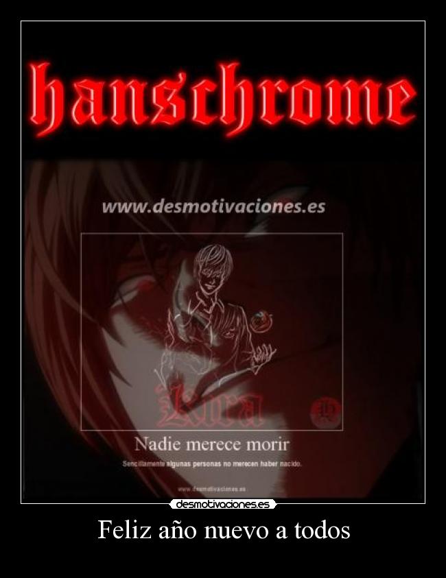 Feliz año nuevo a todos -