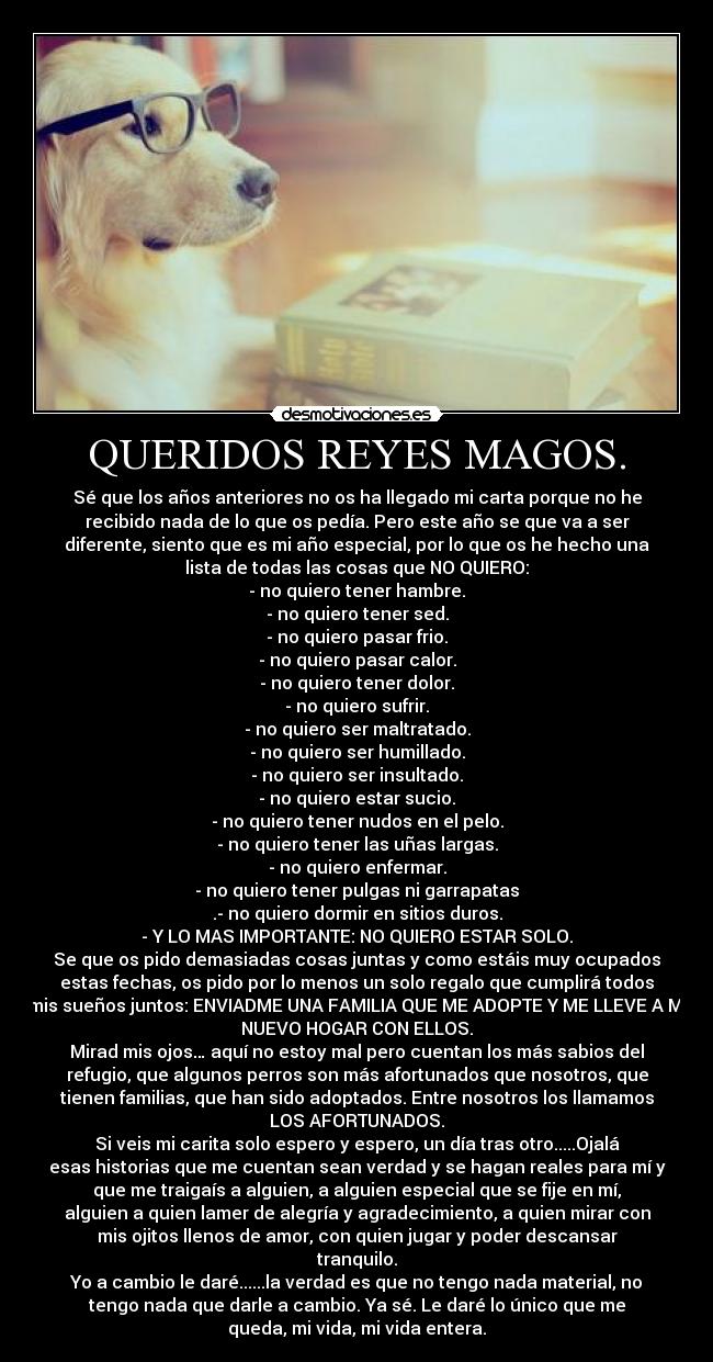 QUERIDOS REYES MAGOS. -
