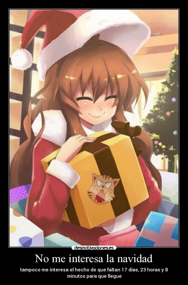 No me interesa la navidad -