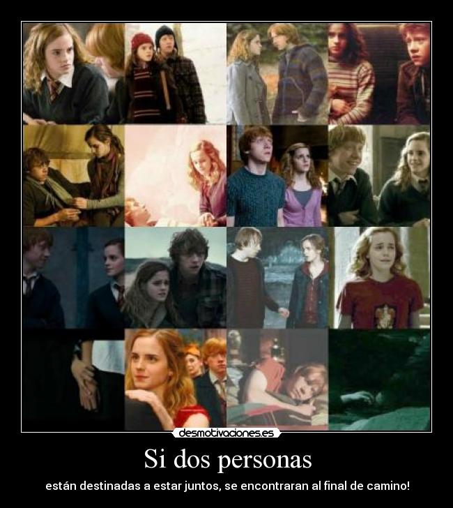 Si dos personas - están destinadas a estar juntos, se encontraran al final de camino!