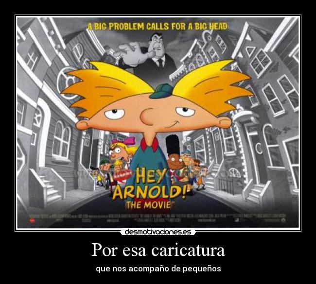 Por esa caricatura -