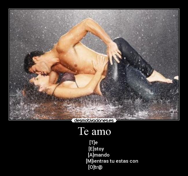 Te amo -