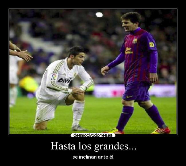 Hasta los grandes... -