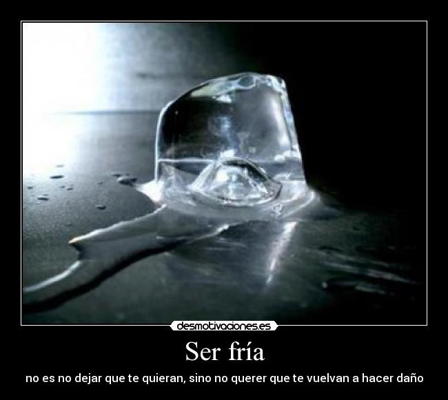 Ser fría - 