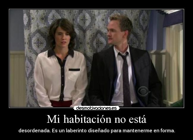 Mi habitación no está -
