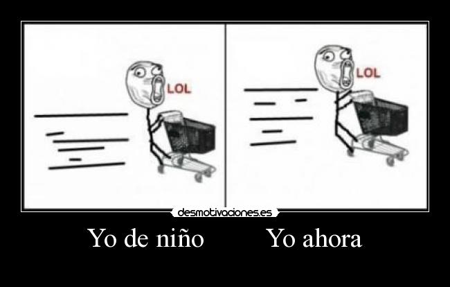 Yo de niño Yo ahora -