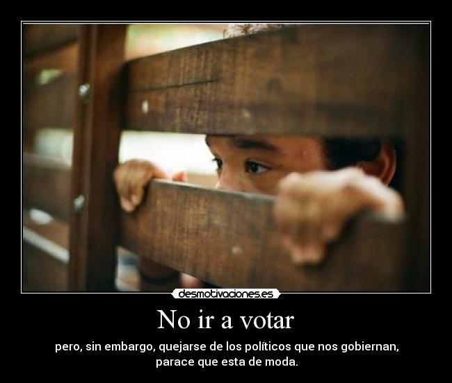 No ir a votar - 
