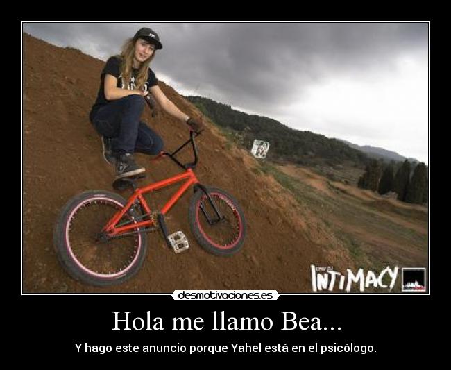 Hola me llamo Bea... - 