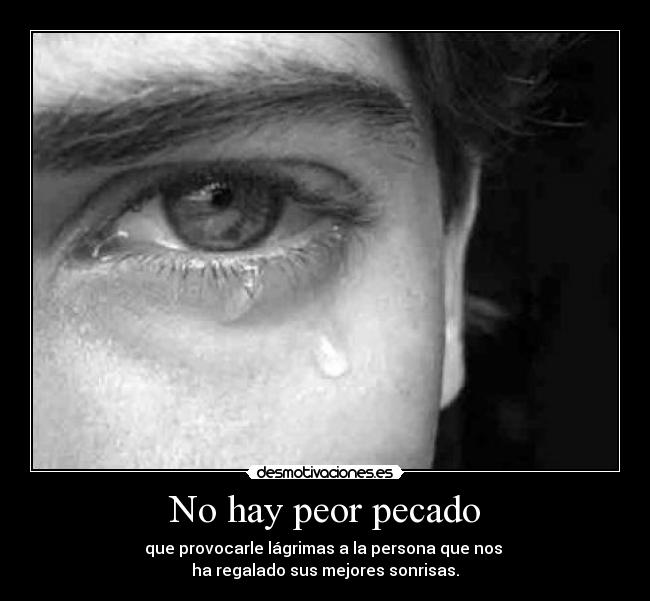 No hay peor pecado -
