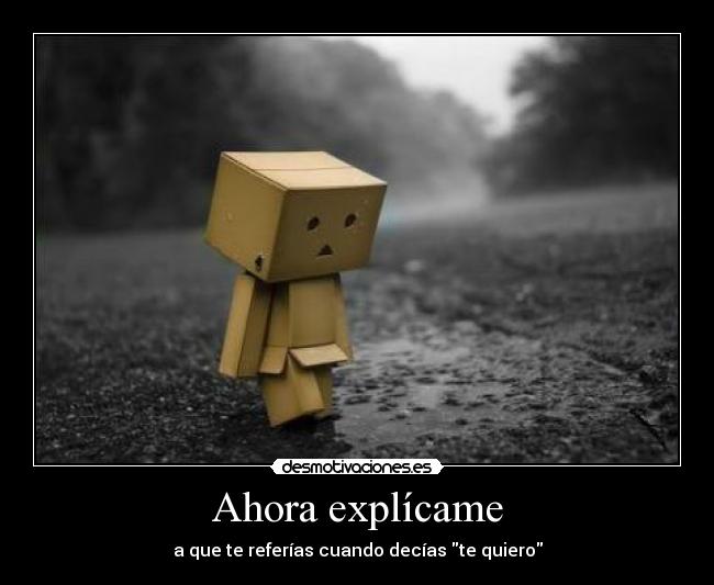 Ahora explícame - 