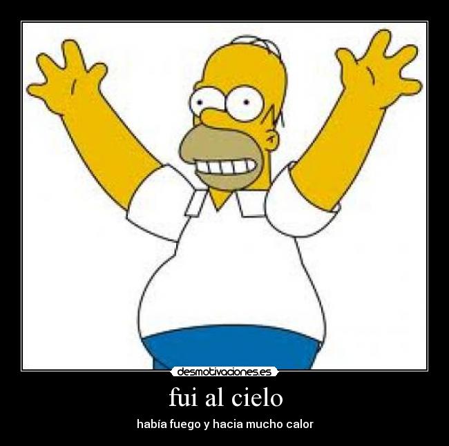 fui al cielo -