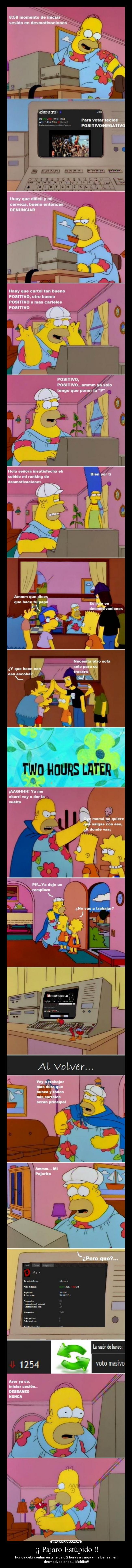 ¡¡ Pájaro Estúpido !! -