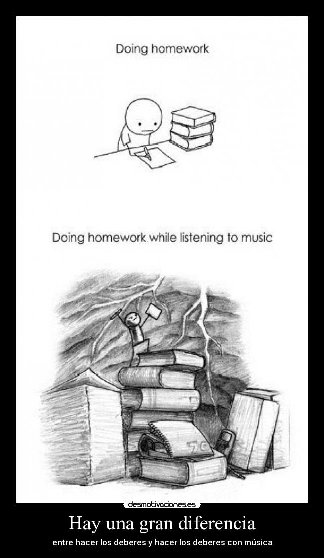 Hay una gran diferencia -