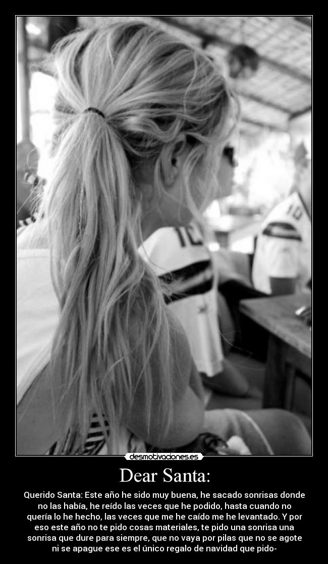 Dear Santa: -