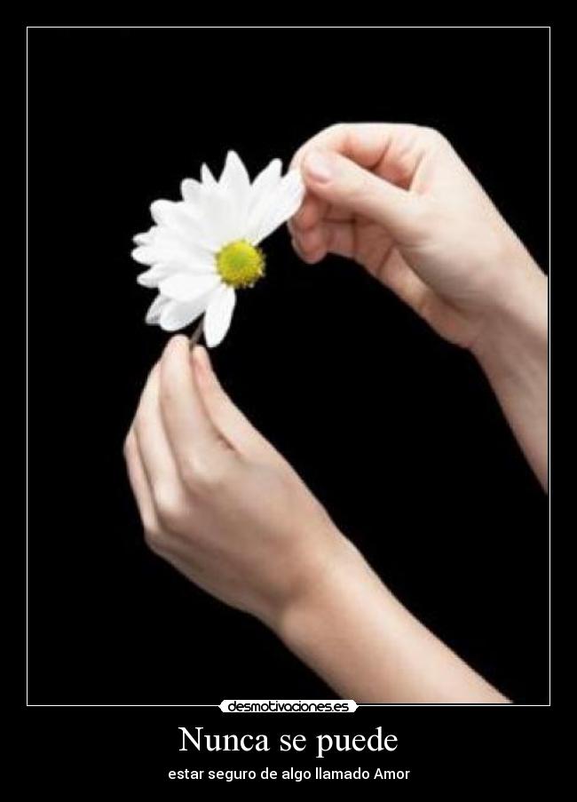 Nunca se puede -