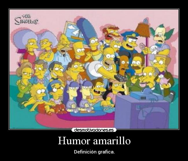 Humor amarillo - Definición grafica.