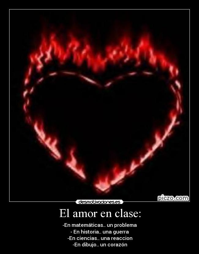 El amor en clase: -