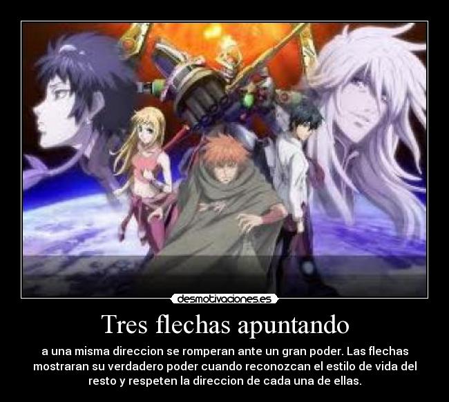 carteles tres flechas desmotivaciones