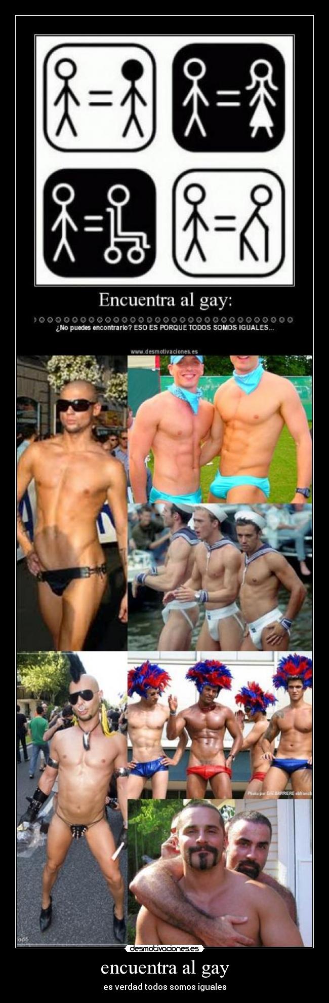 encuentra al gay - es verdad todos somos iguales
