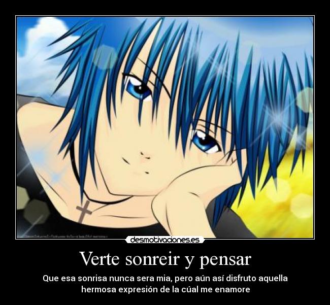 Verte sonreir y pensar - 