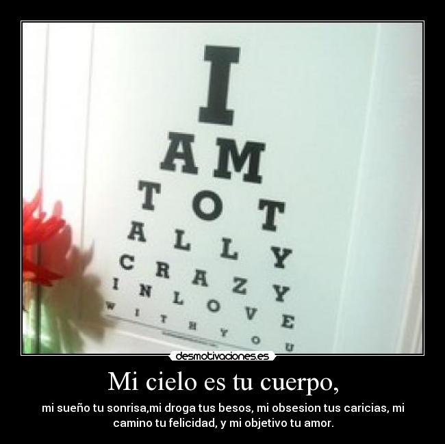 Mi cielo es tu cuerpo, - 
