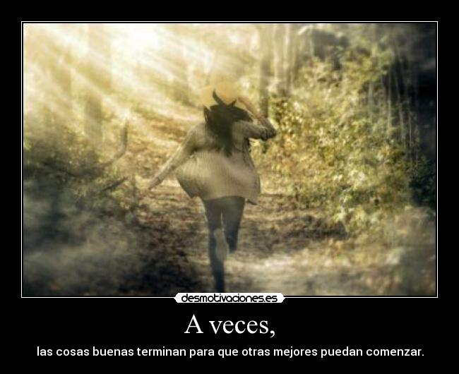 A veces, - 