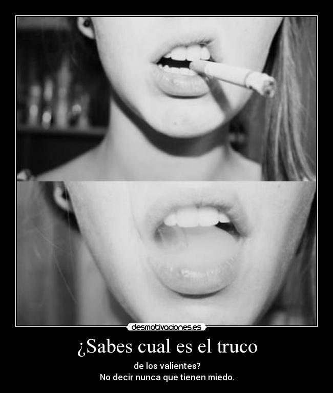 ¿Sabes cual es el truco - 