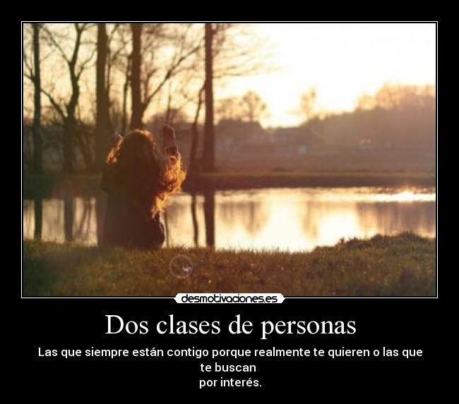 Dos clases de personas - 