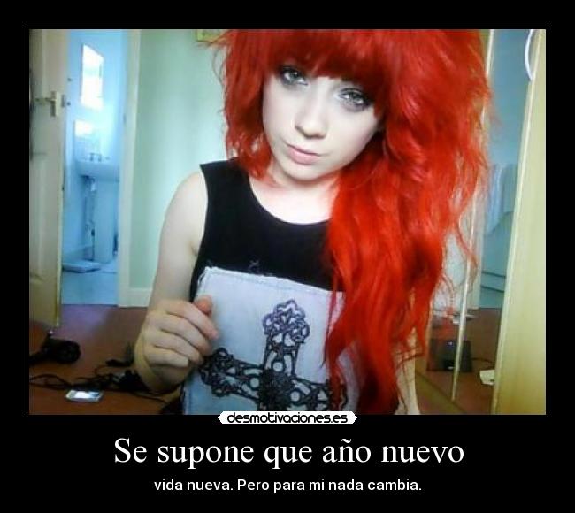 Se supone que año nuevo -