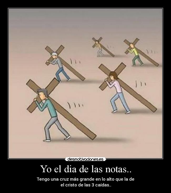 Yo el dia de las notas.. -
