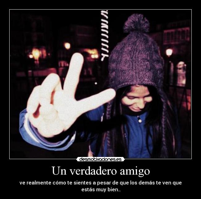 Un verdadero amigo -