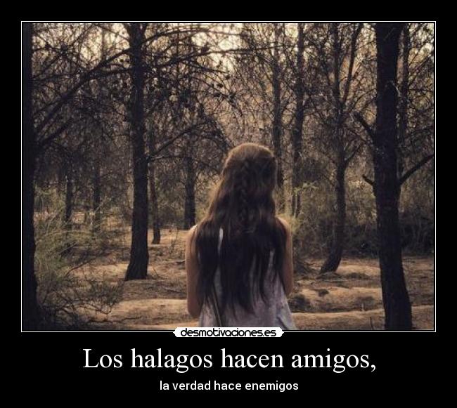 Los halagos hacen amigos, - 
