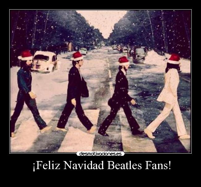 carteles navidad beatles desmotivaciones