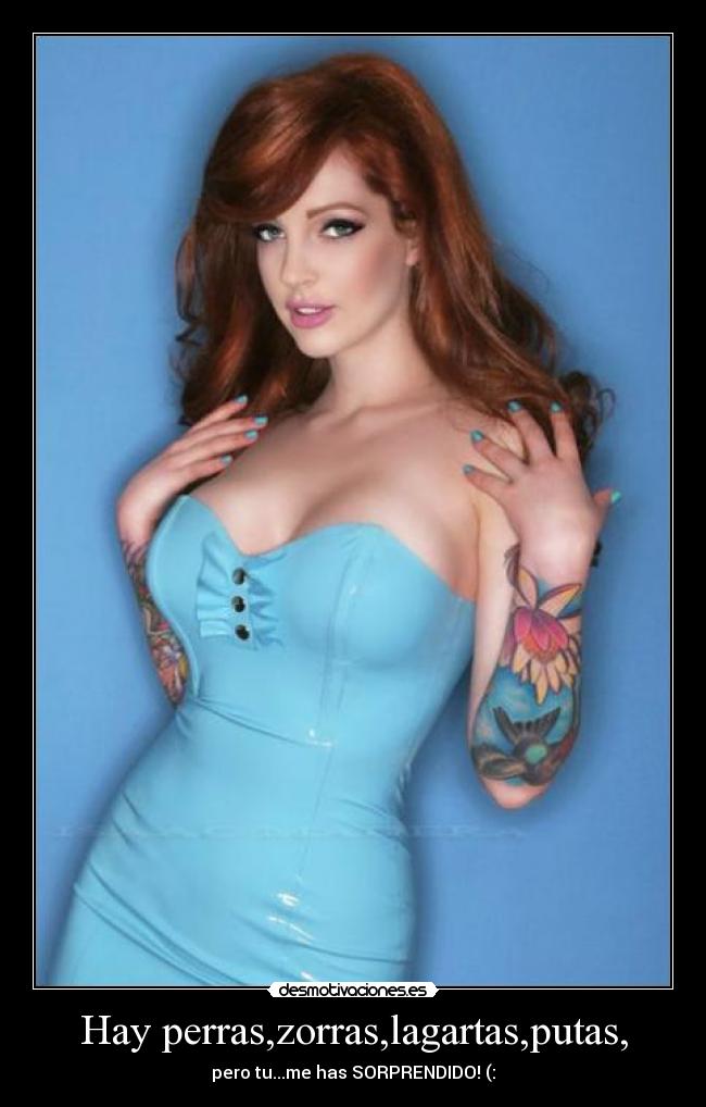 Hay perras,zorras,lagartas,putas, - 