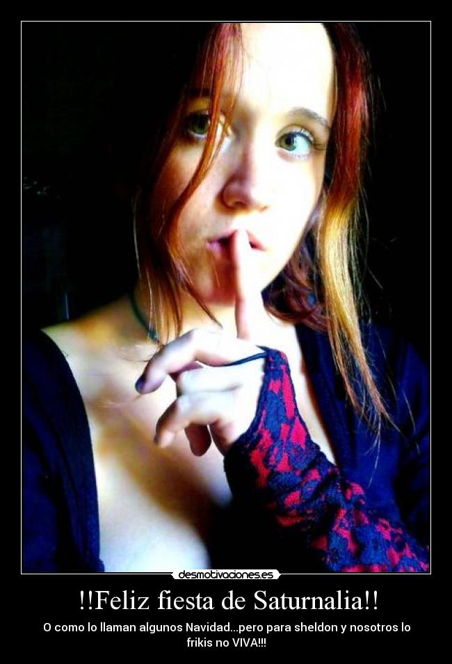 !!Feliz fiesta de Saturnalia!! -
